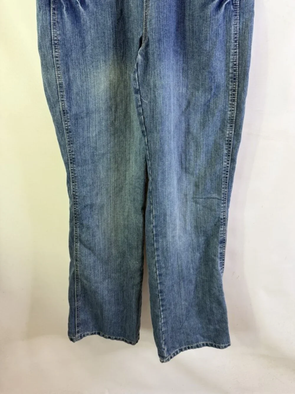 Vintage Y2K Bib Overalls Baggy Wide Leg Faded Streetwear Grunge